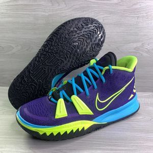 NIKE iD KYRIE IRVING 7 Purple Blue Green Men's Shoes US 10.5 DA7567-991